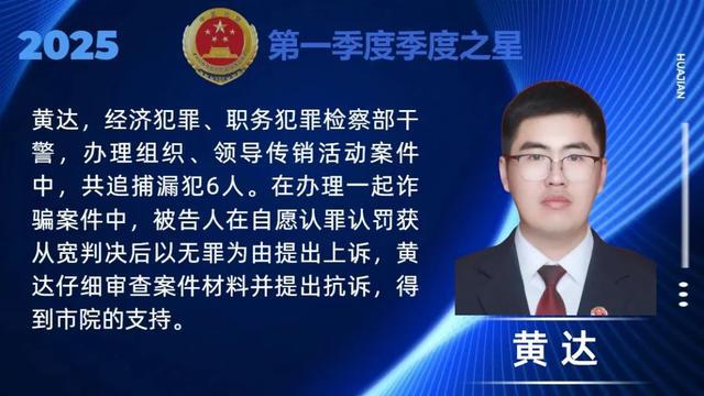 华龙区检察院：2025年第一季度之星，看看有谁入选啦！